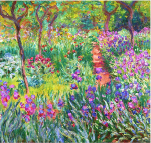 Claude Monet: Iris Garden at Givery