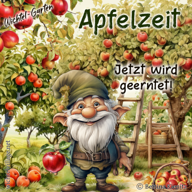 Wichtel-Garten: Apfelzeit