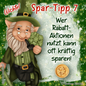 Spar-Tipp 7 - Wer Rabattaktionen nutzt, kann oft kräftig sparen