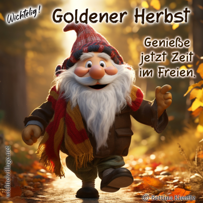 Wichtel-Wohlfühltipp: Goldener Herbst