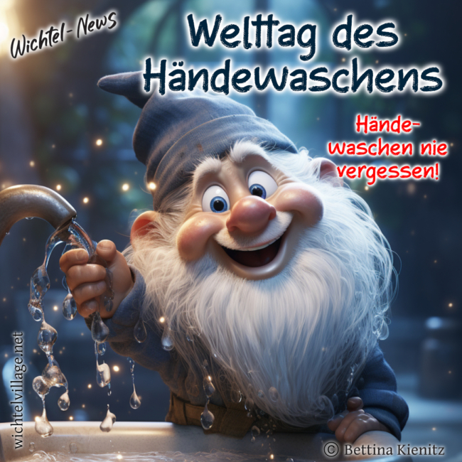 Wichtel-News: Welttag des Händewaschens