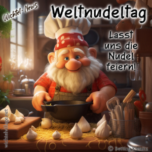 Wichtel-News: Weltnudeltag