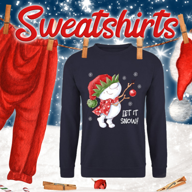 Sweatshirts mit Wichtel-Weihnachtsmotiven