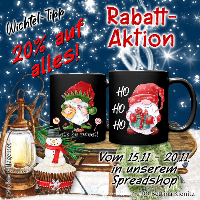 Wichtel-Tipp: Rabatt-Aktion