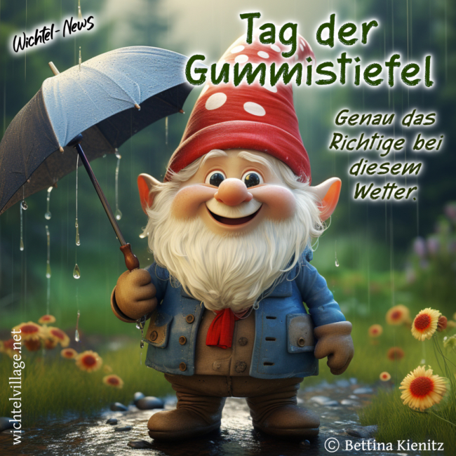 Wichtel-News: Tag der Gummistiefel