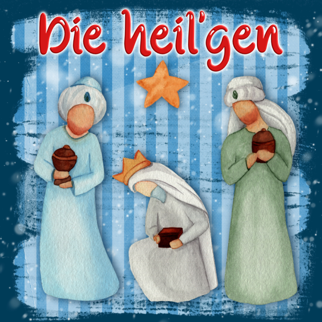 Weihnachtslieder: Die heil'gen drei König' mit ihrem Stern