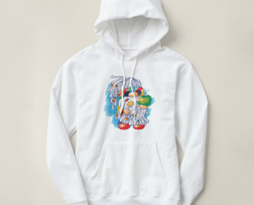 Hippie Gnome - Frauen-Hoodie 01