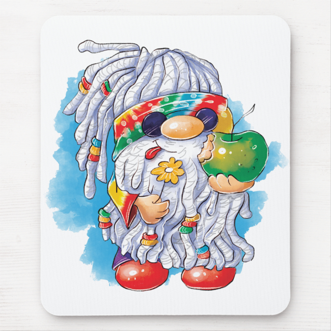 Hippie Gnome - Mouse Pad 01