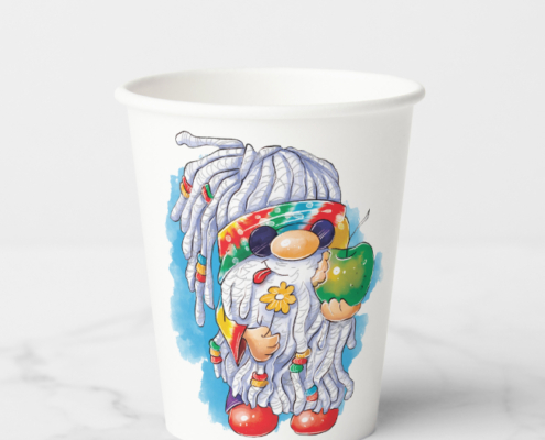 Hippie Gnome - Becher 02