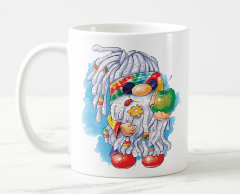 Hippie Gnome - Tasse 01