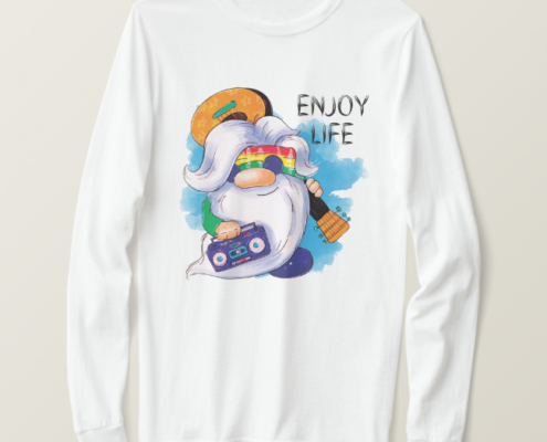 Hippie Gnome - Frauen-Langarmshirt 02