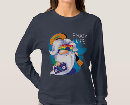 Hippie Gnome - Langarmshirt 03