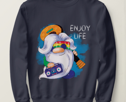 Hippie Gnome - Frauen-Sweatshirt 03