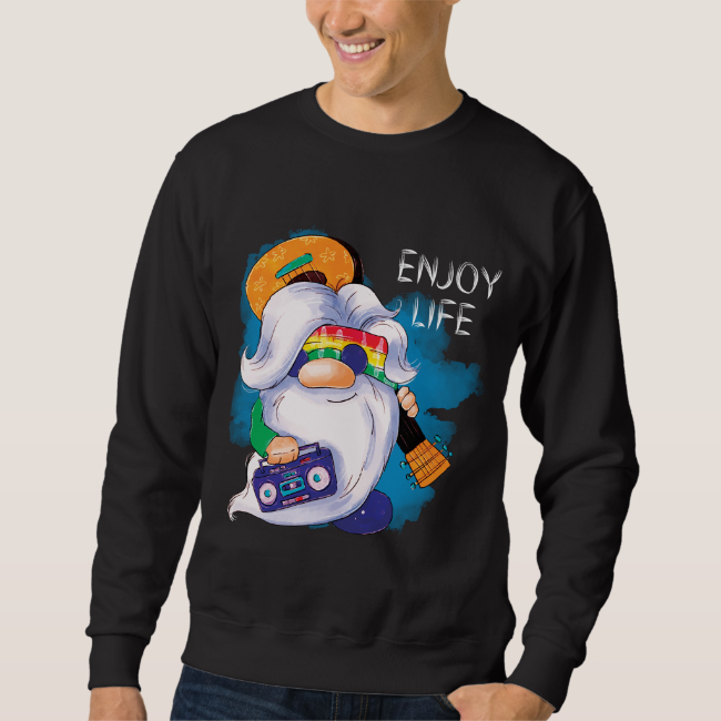 Hippie Gnome - Männer-Sweatshirt 03