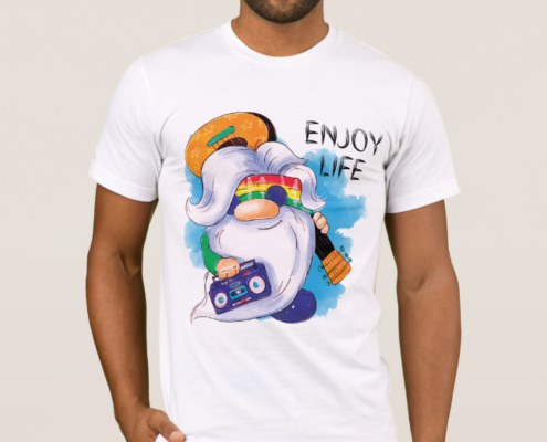 Hippies - Gnome - Männer-T-Shirt 08