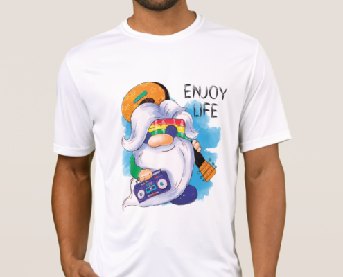 Hippies Gnome - Männer-T-Shirt 10
