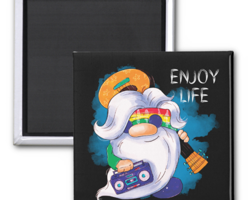 Hippie Gnome - Magnet 03