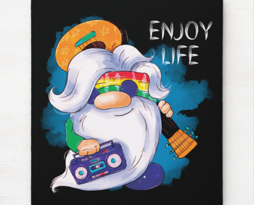 Hippie Gnome - Mouse Pad 03