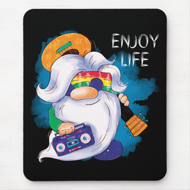 Hippie Gnome - Mouse Pad 03