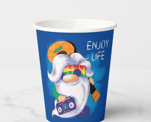 Hippies Gnome - Pappbecher 05