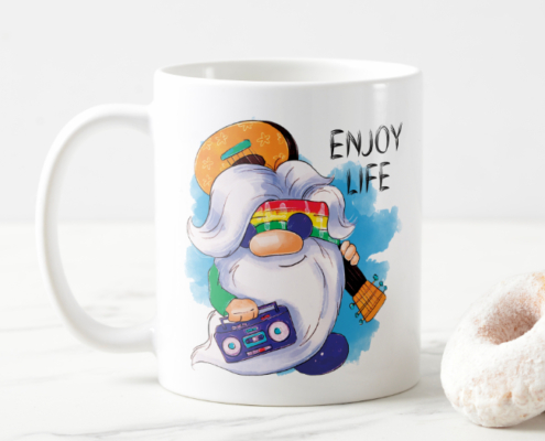 Hippie Gnome - Tasse 04