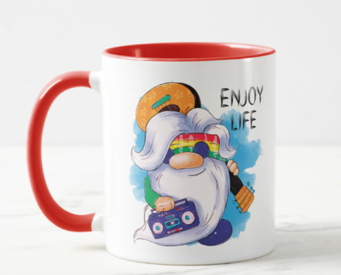 Hippie Gnome - Tasse 06
