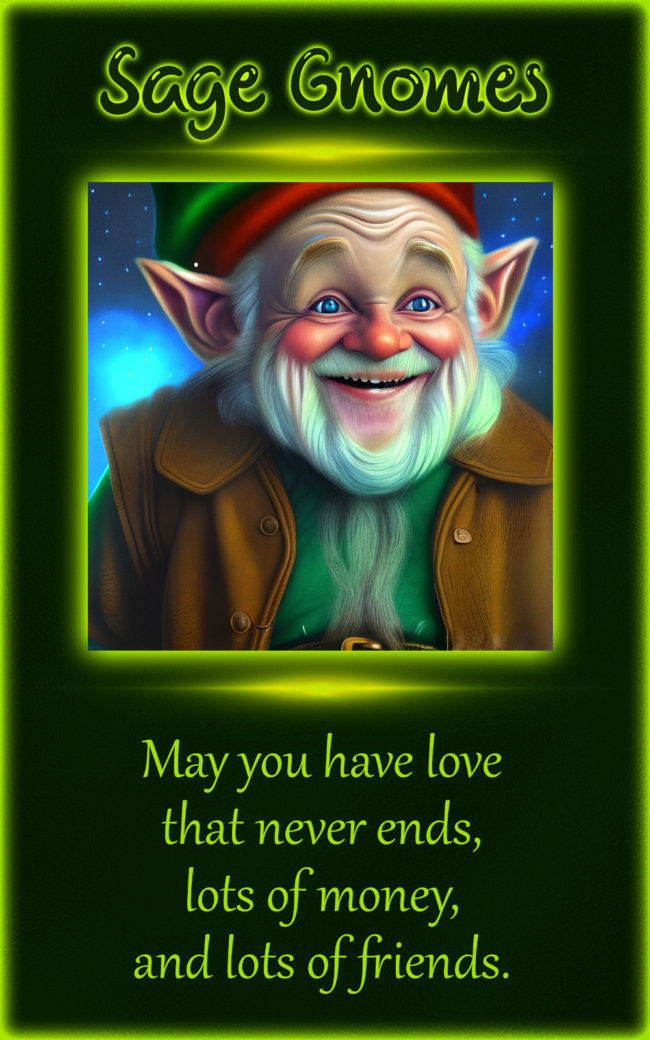 Sage Gnomes: May You Be Blessed - Irish Blessings - Ebook