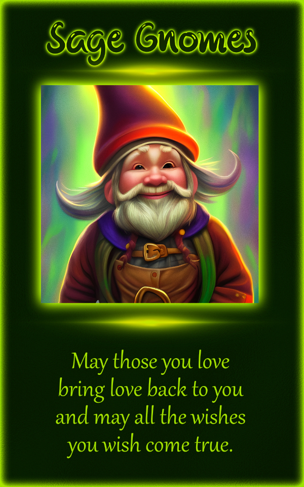 Sage Gnomes: May those you love