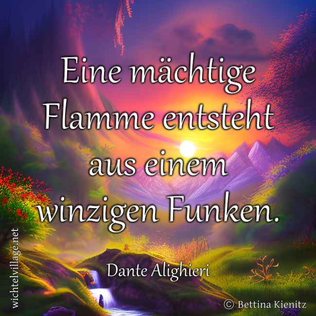 Eine mächtige Flamme