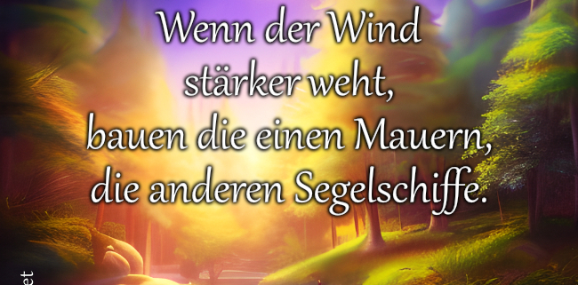 Wenn der Wind stärker weht