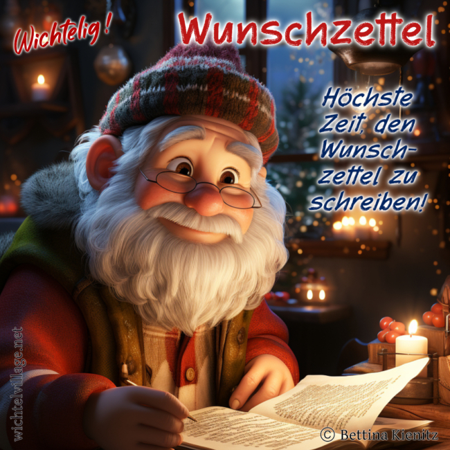 Wichtelig! - Der Wunschzettel