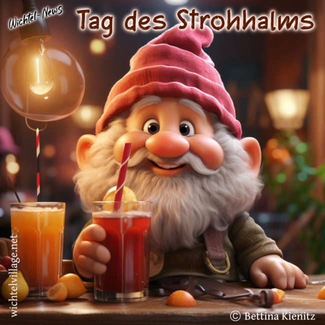 Wichtel-News: Tag des Strohhalms