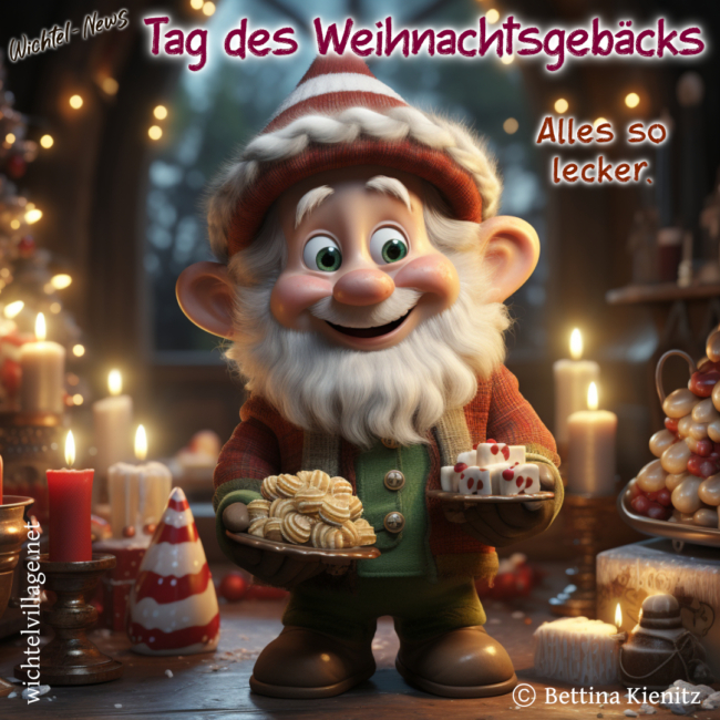 Wichtel-News: Tag des Weihnachtsgebäcks