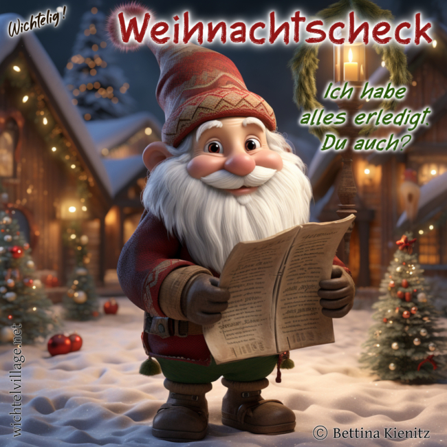 Wichtelig! - Weihnachtscheck