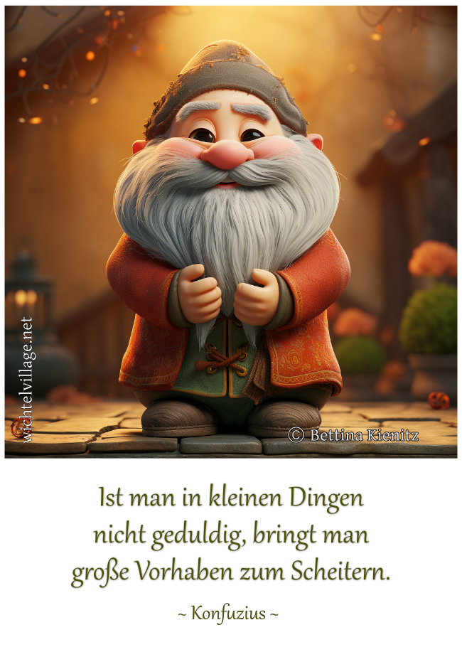 Ist man in kleinen Dingen