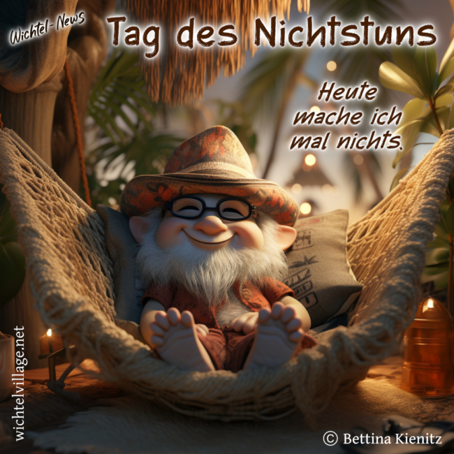 Wichtel-News: Tag des Nichtstuns