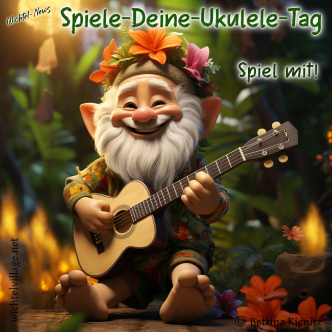 Wichtel-News: Spiele-Deine-Ukulele-Tag