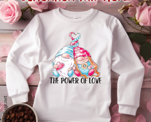Wichtel-Sweatshirt: The Power of Love