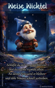 Gute Nacht Gedanke: Schläfst du mit 'nem Wichtel ein