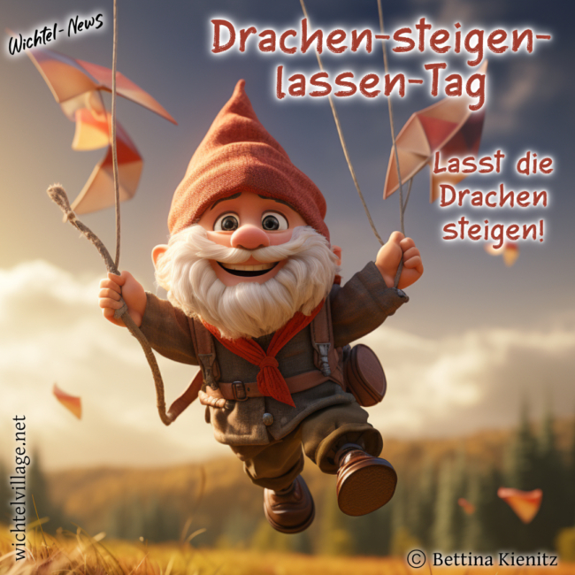 Wichtel-News: Drachen-steigen-lassen-Tag