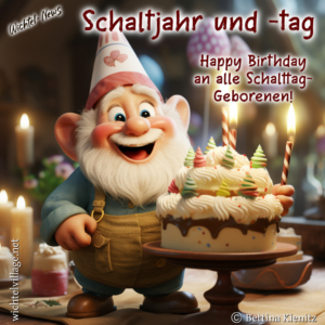 Wichtel-News: Schaltjahr und -tag