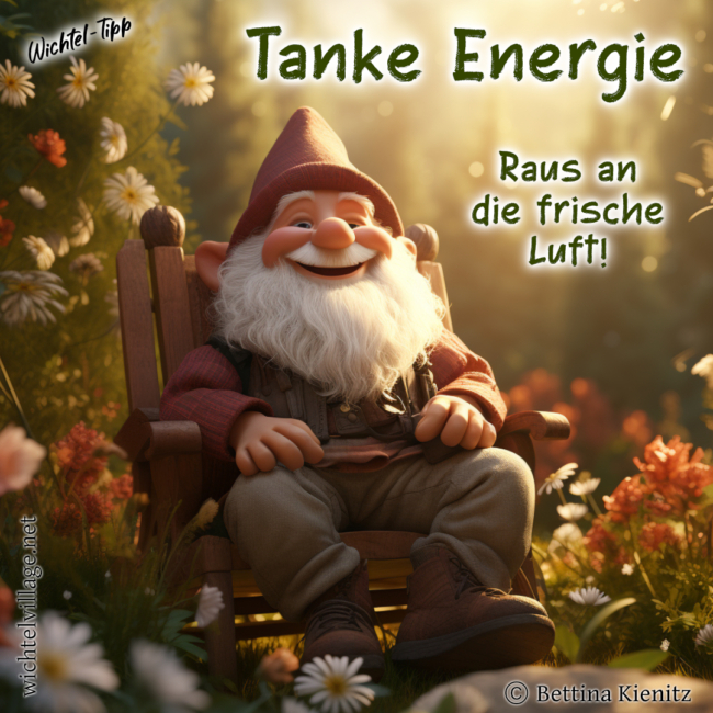 Wichtel-Tipp: Tanke Energie