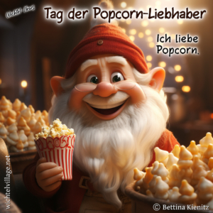 Wichtel-News: Tag der Popcorn-Liebhaber