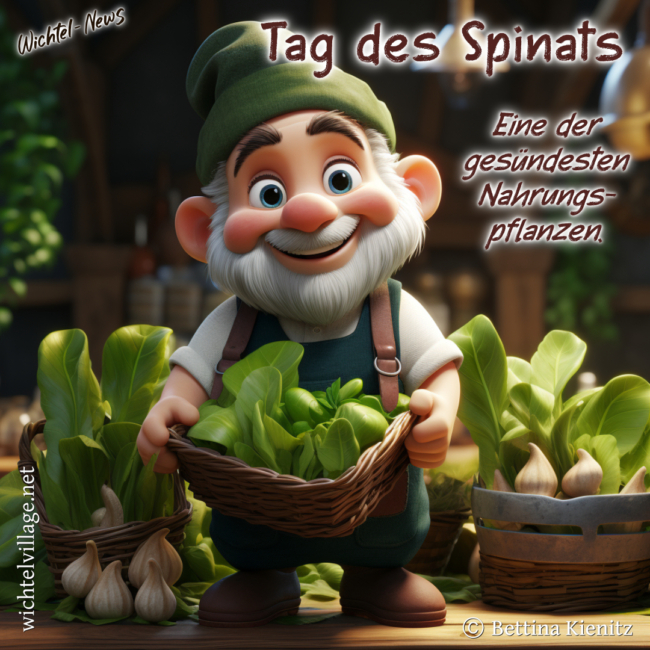 Wichtel-News: Tag des Spinats