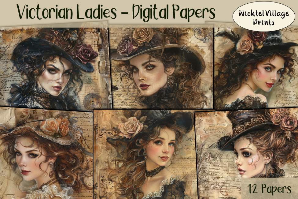 Victorian Ladies - Digital Papers