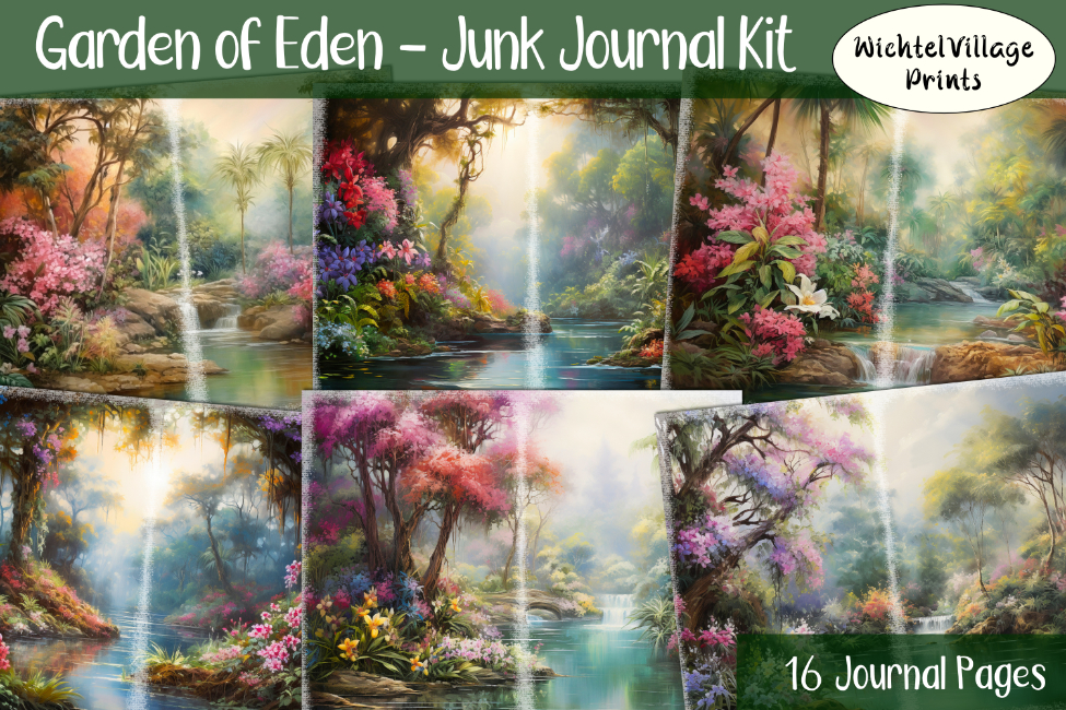 Garden of Eden - Junk Journal Kit