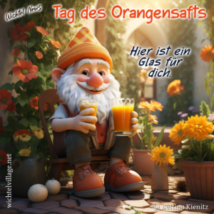 Wichtel-News: Tag des Orangensafts