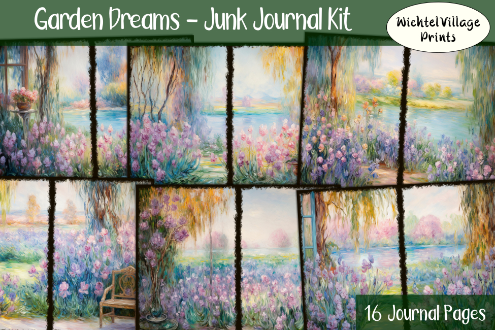 Garden Dreams - Junk Journal Kit