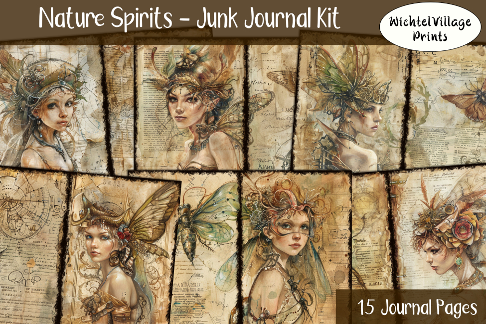 Nature Spirits - Junk Journal Kit