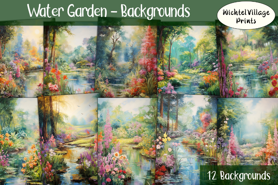 Water Garden - Backgrounds